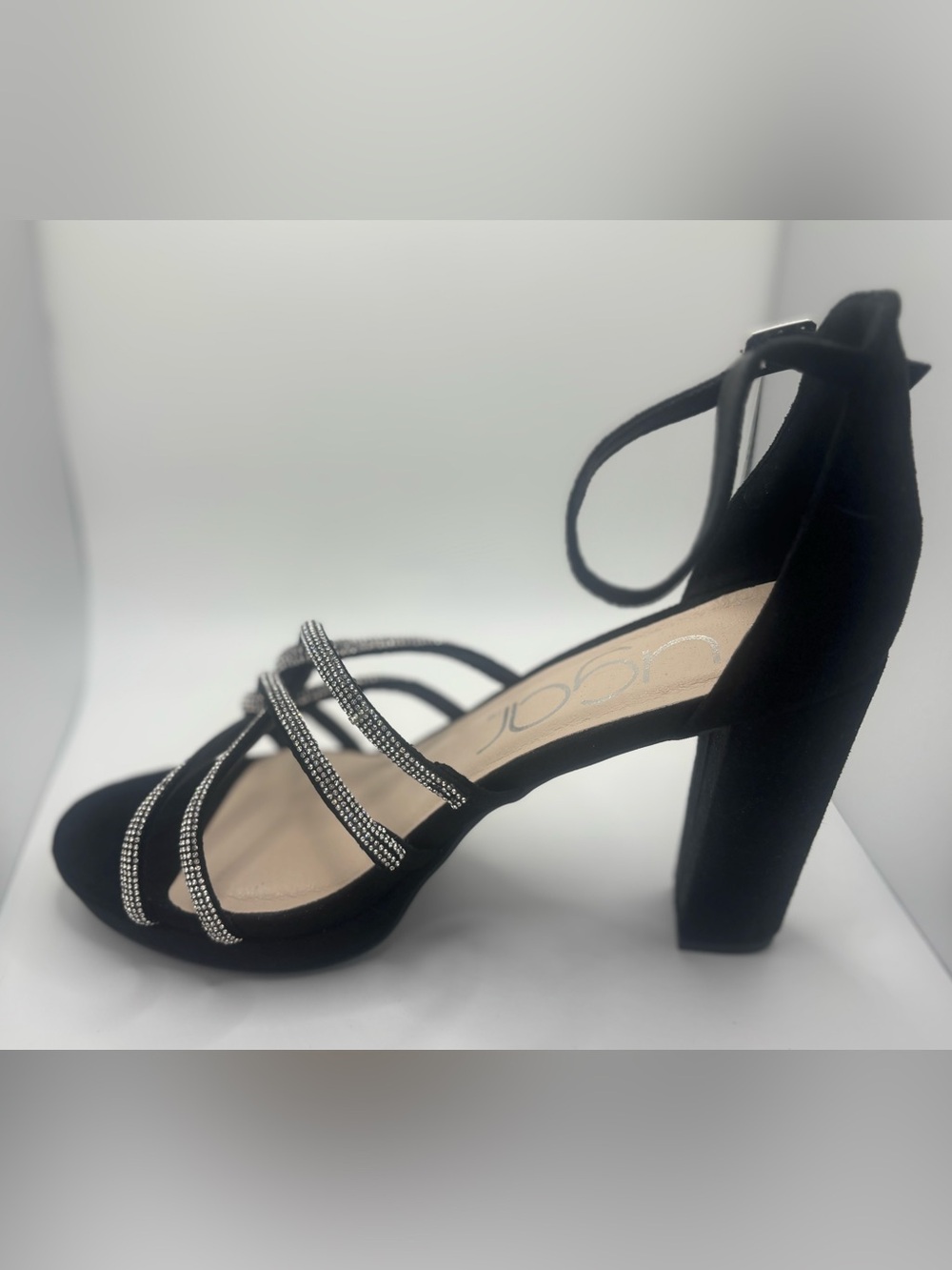 Sugar Petal Women’s High Heels Black Size 8.5 - Picture 3 of 10